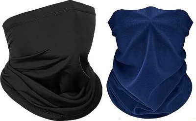 HouseOfCommon Black, Blue Bike Face Mask for Men & Women(Size: Free,  Balaclava)