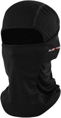 ALLEXTREME Black Bike Face Mask for Men(Size: Free,  Balaclava)