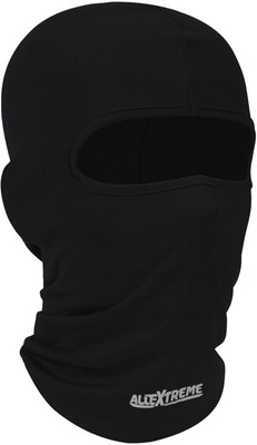 ALLEXTREME Black Bike Face Mask for Men(Size: Free,  Balaclava)