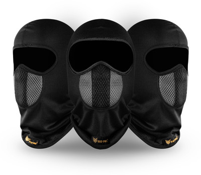 BADOWL Grey Bike Face Mask for Men & Women(Size: Free,  Balaclava)