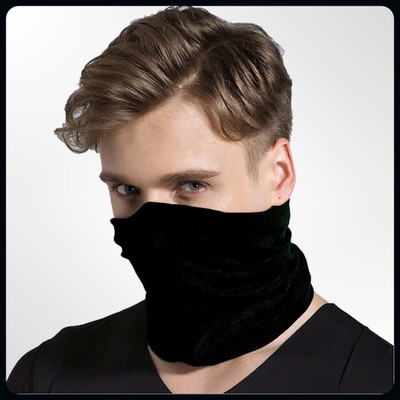 Kingsway Black Bike Face Mask for Men & Women(Size: Free,  Balaclava)