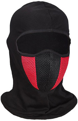 Auto Hub Red Bike Face Mask for Men & Women(Size: Free,  Balaclava)