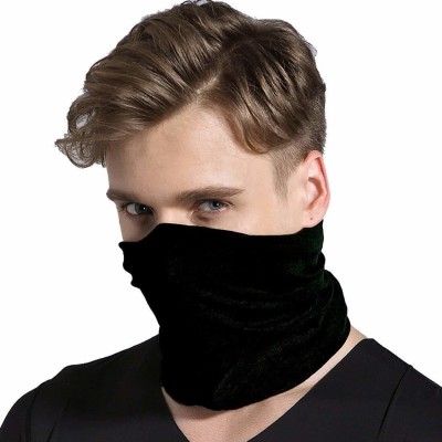 AELIN Black Bike Face Mask for Men(Size: Free,  Balaclava)