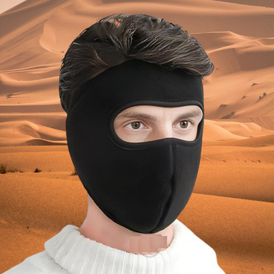Hench Black Bike Face Mask for Men & Women(Size: Free,  Balaclava)