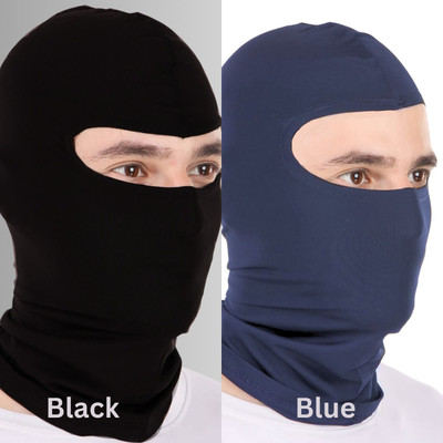 PEENAKIN Black, Blue Bike Face Mask for Men(Size: Free,  Balaclava)