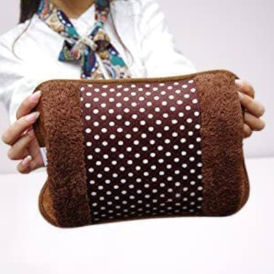 VACHASYA Portable Rechargeable Electric Soft Velvet Hot Water Bag Pain Relief Relaxation Balance Step(Multicolor)