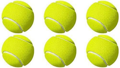 HOC Light Weight Cricket Tennis Ball Pack Of 6 Ball Cricket Tennis Ball(Standard, Pack of 6, Yellow)