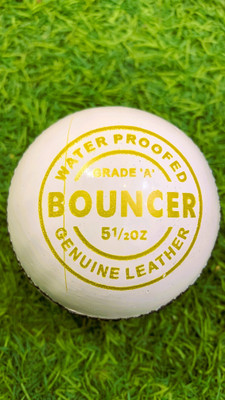 LSISPORT BOUNCER CRICKET BALL Cricket Leather Ball(Standard, Pack of 1, White)