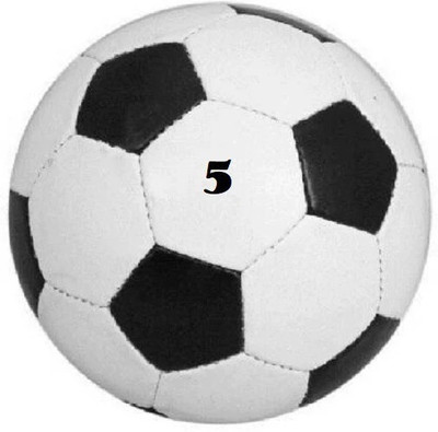 HOC R gby Football - Size: 5(Standard, Pack of 1)