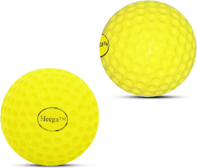 Heega Big Dot Ball Hockey Ball(Standard, Pack of 2, Yellow)