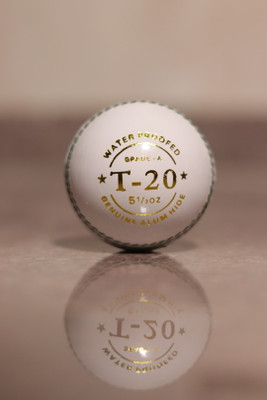 KHX HUB T-20 CRICKET BALL Cricket Leather Ball(Standard, Pack of 1, White)
