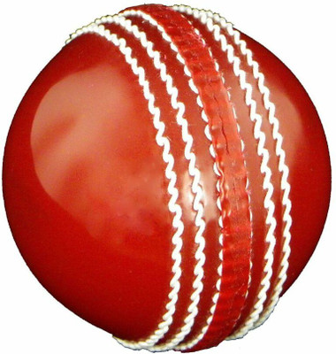 HK Sport & Toys Hand Stitched 2pcs Leather Club Cricket Ball Red Pack of 1 Cricket Leather Ball(Standard, Pack of 1, Red)