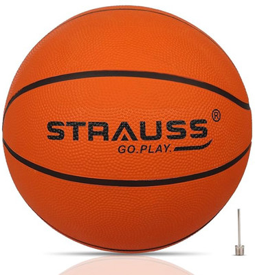 Strauss Official Basketball - Size: 7(Standard, Pack of 1, Orange)