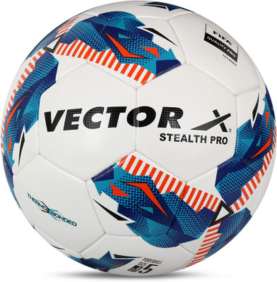 VECTOR X Stealth Pro FIFA Quality Pro Thermo Bonded Football - Size: 5(Standard, Pack of 1)