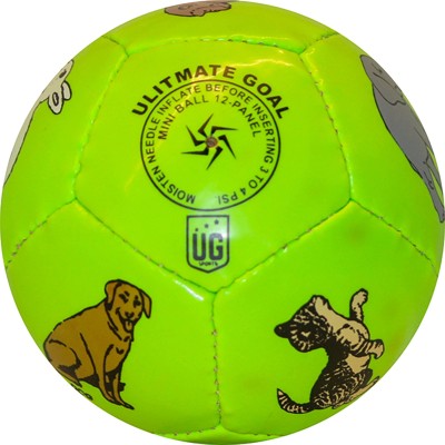ULTIMATE GOAL Sports Kids Home Play Green Animals Print Football - Size: 1(Pack of 1, Green)