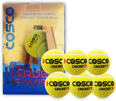 Double Eagle Rubber Tennis Ball for Cricket-Lightweight, Tournament Tennis Cricket Ball Green Cricket Tennis Ball(Standard, Pack of 6, Green)