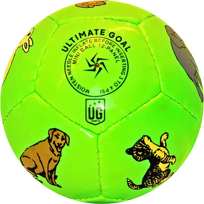 UG SPORTS Kids Home Play Green Animals Print Football - Size: 1(Kids, Pack of 1, Green)