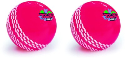 Jaspo T-20 Plus Practice Cricket Ball/Wind Balls for - Indoor & Outdoor Street & Beach Cricket Synthetic Ball(Pack of 2, Pink)