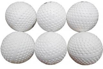 Owlix Hockey Turf_ Hockey Ball(Standard, Pack of 6, White)