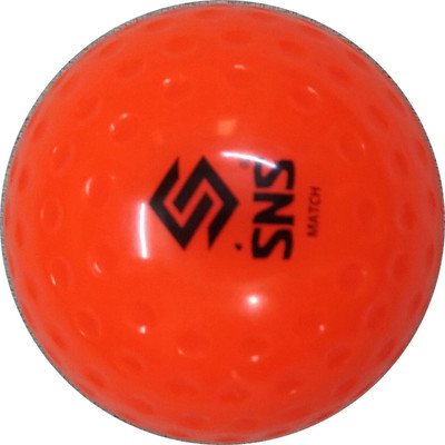 SNS Dimple Yellow Match Hockey Ball(Standard, Pack of 1, Orange)