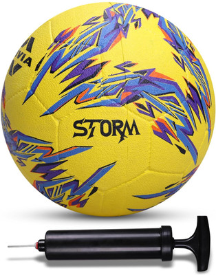 NIVIA Combo Storm 2.0 Football - Size: 5(Standard, Pack of 1, Yellow)