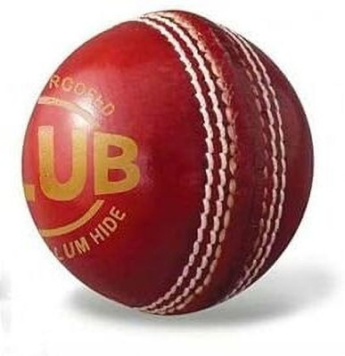 MD Enterprises SPROTIFY RED LEATHER BALL 2PCS Cricket Leather Ball(Standard, Pack of 1, Red)