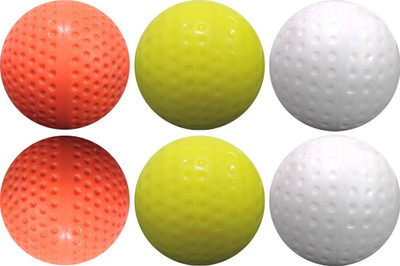 gamers hub Dimple Hockey Ball(Standard, Pack of 6, Multicolor)