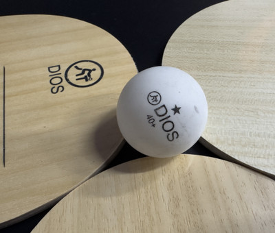Dios 1 Star 40+ Table Tennis Ball(Standard, Pack of 100)