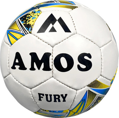 Amos Fury Classic (Size 5) Football - Size: 5(Standard, Pack of 1, Yellow)