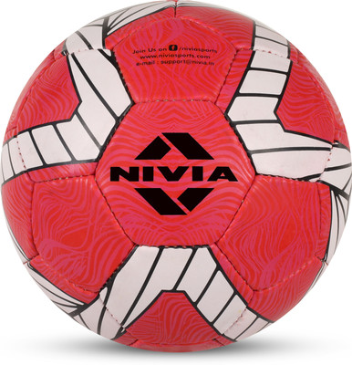 NIVIA World (England) Football - Size: 5(Standard, Pack of 1, Red)