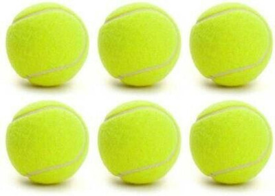 PRISAMX LIGHT WEIGHT CRICKET TENNIS BALL Cricket Tennis Ball(Standard, Pack of 6, Yellow)