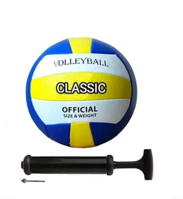 AYANSH SPORTS classic volleyball size 4 with air pump MP4 Volleyball - Size: 4(Pack of 1)