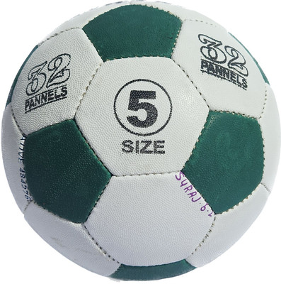 THESPORTSFORT GREEN AND WHITE Throw Ball - Size: 5(Standard, Pack of 1)