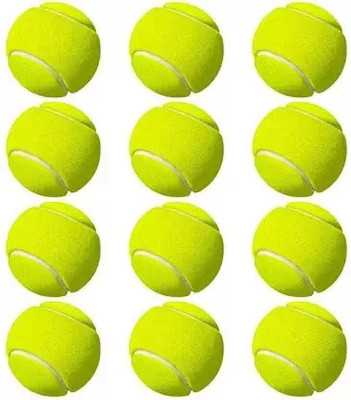HOC ® High-Quality Cricket & Tennis Practice Ball for Training Outdoor Cricket. Cricket Tennis Ball(Standard, Pack of 12)