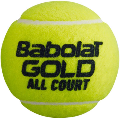 BABOLAT Gold All Court Light Weight |Ideal for Longer Play Tennis Ball(Standard, Pack of 12, Yellow)