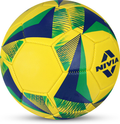 NIVIA AIR STRIKE Football - Size: 5(Standard, Pack of 1, Yellow)