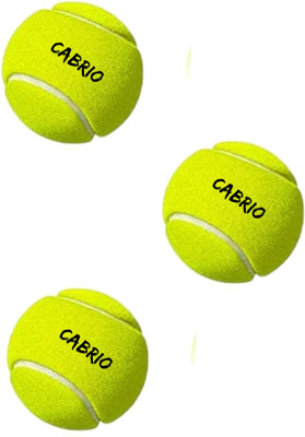 cabrio High Bounce green Cricket Tennis Ball(Standard, Pack of 3)