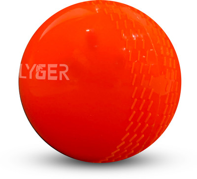 LYGER Balls - Indoor & Outdoor Soft Cricket Ball for Practice, Kids- 6pc Cricket Rubber Ball(Standard, Pack of 6, Red)