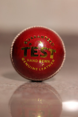 MD Enterprises Red Lather Cricket Ball 4 Piece Cricket Leather Ball(Standard, Pack of 1, Red)