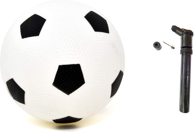 Owlix Its Official Football [ 5 No. Size ] With Dual Action Air Football Pump Football Football - Size: 5(Standard, Pack of 1)