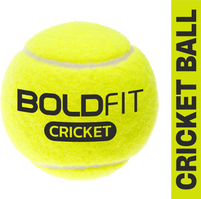 BOLDFIT Tennis Ball Box Cricket Ball Pack Green High Bounce Light Weight Soft Set Combo Tennis Ball(Pack of 1, Green)