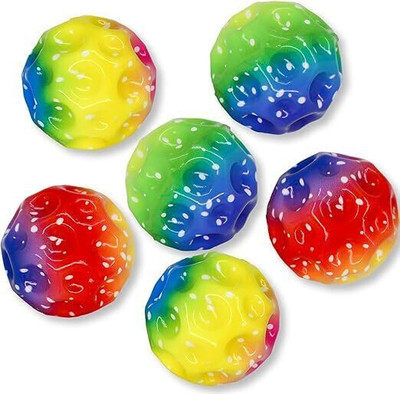 voldot Crazy Bounce Moon Ball Ultimate Grip and Catch For Kids Jumping Ball(Standard, Pack of 1, Multicolor)