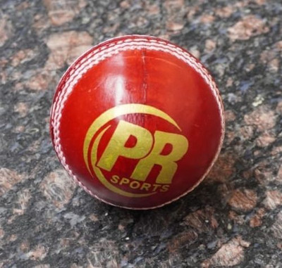 Victory edge Pr sports Club master Cricket Leather Ball(Standard, Pack of 1, Red, White)