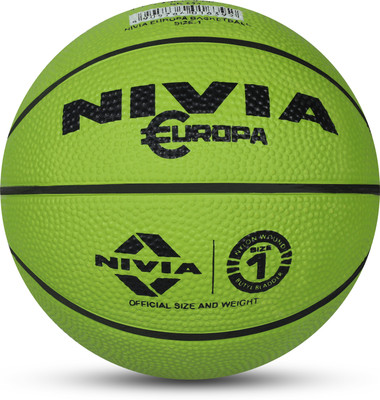 NIVIA EUROPA Basketball - Size: 1(Kids, Pack of 1)