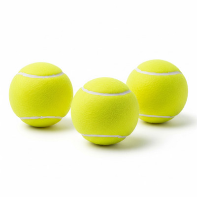 VIYA Bouncy Tennis ball for Cricket Matches & Tennis Cricket Tennis Ball(Standard, Pack of 3)