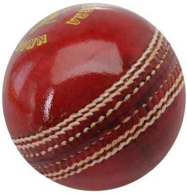 AAT Forever Online Shopping 1 Cricket Leather Ball (Pack of 1, Red) Cricket Leather Ball(Standard, Pack of 1)
