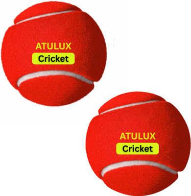 ATULUX Light Weight Tennis Cricket Ball, Tennis Ball for Cricket Tennis Ball(Standard, Pack of 2, Green)