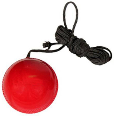 HACKERX Synthetic Hanging Ball / Cricket Training Ball Cricket Training Ball(Standard, Pack of 1, Red)