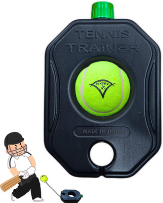 Vinsonsports Tennis Trainer with Stretchable String for Cricket & Tennis Shot Practice Fun Cricket Training Ball(Standard, Pack of 1)