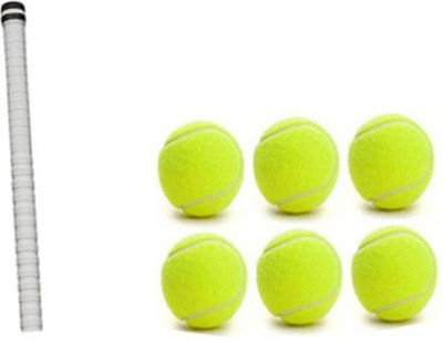 RAJSUKH SPORTS cricket tennis ball -( pack of 6 ball ) Cricket Tennis Ball(Pack of 6, Green)